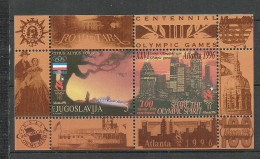 JUGOSLAVIJA 1996 Block Michel 44 S/S Olympic Games Atlanta MNH - Zomer 1996: Atlanta