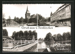 AK Odenkirchen, Burgfreiheit Und Ev. Kirche, Burgfreiheit U. Kath. Kirche, Schwimmbad, Am Burgweiher  - Sonstige & Ohne Zuordnung