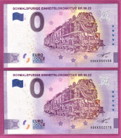 0-Euro XEKK 2021-1 SCHMALSPURIGE EINHEITSLOKOMOTIVE BR 99.22 Set NORMAL+ANNIVERSARY - Private Proofs / Unofficial