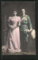 Postal S.S.M.M. Los Reyer De Espana, Königspaar Von Spanien  - Familles Royales