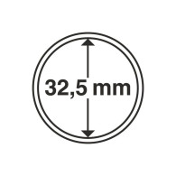 Leuchtturm Münzkapsel Grips 32,5 Mm (100er Pack) 323261 Neu - Material