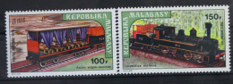 Madagaskar 689-690 Postfrisch Eisenbahn Lokomotive #WF170 - Madagascar (1960-...)