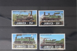 Jamaika 595-598 Postfrisch Lokomotiven Eisenbahn #WF257 - Jamaica (1962-...)