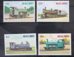 Malawi 481-484 Postfrisch Eisenbahn Lokomotive #WF171 - Malawi (1964-...)