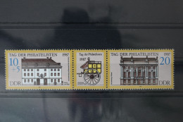 DDR 3118-3119 Postfrisch Dreierstreifen #WF607 - Autres & Non Classés