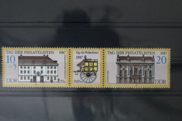 DDR 3118-3119 Postfrisch Dreierstreifen #WF606 - Autres & Non Classés