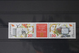 DDR 3086-3087 Postfrisch Dreierstreifen #WF469 - Andere & Zonder Classificatie