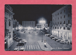 Lecce, Piazza S. Oronzo-notturno- Standard Size, Divided Back, Ed. DVB. Cancelled And Mailed To Roma On  27.8.1965. - Lecce