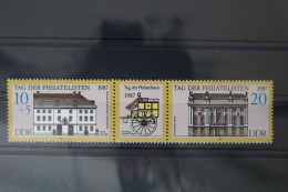 DDR 3118-3119 Postfrisch Dreierstreifen #WF608 - Andere & Zonder Classificatie