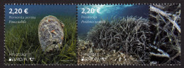 Croatia 2024 Europa CEPT Underwater Fauna & Flora, Set In Pair MNH - 2023