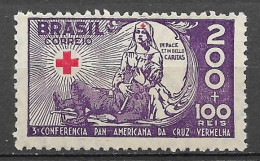 Brasil Brazil 1935 C 088 - 3ª Conferência Panamericana Da Cruz Vermelha - Ungebraucht