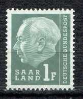 Série Courante : Président Heuss - Unused Stamps