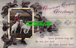 R499725 Gracious Easter Greetings. As Faithful Hearts Found Gladness Long Ago. V - Monde