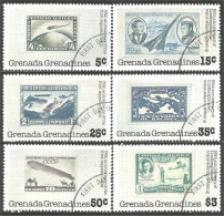 TT-25 Grenada Timbres Sur Timbres Stamps On Stamps - Timbres Sur Timbres