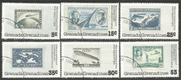 TT-28 Grenada Timbres Sur Timbres Stamps On Stamps - Stamps On Stamps