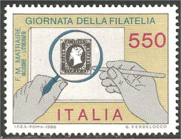 TT-14 Italie Journée Timbre Stamp Day 1986 MNH ** Neuf SC - Postzegels Op Postzegels