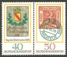 TT-10 Allemagne Journée Timbre Stamp Day 1978 MNH ** Neuf SC - Sellos Sobre Sellos