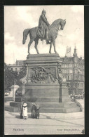 AK Hamburg, Kaiser Wilhelm-Denkmal  - Mitte