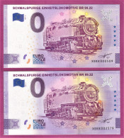 0-Euro XEKK 2021-2 SCHMALSPURIGE EINHEITSLOKOMOTIVE BR 99.22 Set NORMAL+ANNIVERSARY - Private Proofs / Unofficial