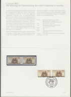 Bund: Minister Card - Ministerkarte Typ IV, Mi-Nr. 1180: " Concord 1683 - Einwanderung Deutscher In Amerika - "  X - Covers & Documents