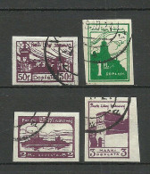 Mittellitauen Central Lithuania 1922 Michel 1 - 4 B Portomarken Postage Due O - Lituanie