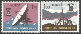 TL-15 Norway 100th Graham Bell Telephone Telefono Telecommunications MNH ** Neuf SC - Telecom