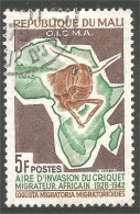 Ca-20 Mali Carte Afrique Sauterelle Criquet Cricket Africa Map Cartina Karte Mapa Kaart - Aardrijkskunde