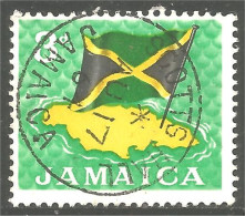 Ca-18 Jamaica Carte Pays Drapeau Iles Islands Flag Country Map Cartina Karte Mapa Kaart - Geographie