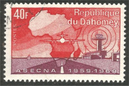 Ca-6 Dahomey Carte Afrique Africa Avion Airplane Map Cartina Karte Mapa Kaart - Aardrijkskunde