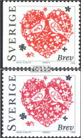 Schweden 2034-2035 (kompl.Ausg.) Postfrisch 1998 Valentinstag - Nuevos