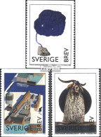 Schweden 2036-2038 (kompl.Ausg.) Postfrisch 1998 Modernes Museum - Unused Stamps