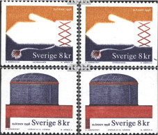 Schweden 2039A,2040A,2041Dl,Dr 2042Dl,Dr (kompl.Ausg.) Postfrisch 1998 Kunsthandwerk - Neufs