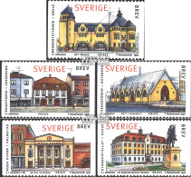 Schweden 2043-2047 (kompl.Ausg.) Postfrisch 1998 Schwedische Häuser (IV) - Nuovi