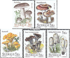 Schweden 1950-1954 (kompl.Ausg.) Postfrisch 1996 Speisepilze - Unused Stamps