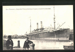 AK Saint-Nazaire, Passagierschiff Navarre Im Hafen  - Paquebots