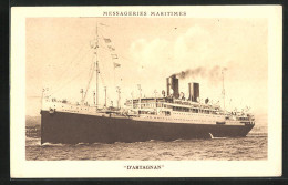 AK Passagierschiff D`Artagnan Nimmt Fahrt Auf  - Steamers