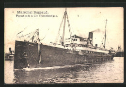 AK Passagierschiff Maréchal Bugeaud Verlässt Den Hafen  - Steamers