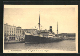 AK Port-Vendres, Passagierschiff Mustapha II Im Hafen  - Dampfer