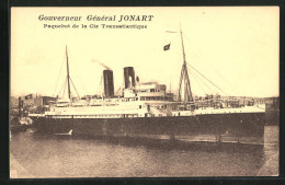 AK Passagierschiff Gouverneur Général Jonart Im Hafen  - Steamers