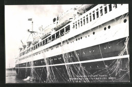 AK Passagierschiff Yokohama Verlässt Die Pier  - Piroscafi