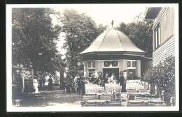 AK Hamburg-Altona, Gartenbau-Ausstellung 1914, Gasthaus Zum Grünen Kranz  - Tentoonstellingen
