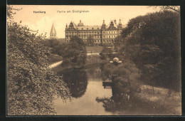 AK Hamburg-Neustadt, Partie Am Stadtgraben  - Mitte