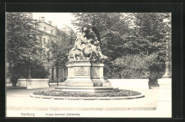 AK Hamburg-Neustadt, Krieger-Denkmal (Esplanade)  - Mitte