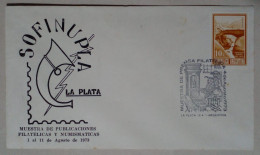 Argentine - Enveloppe Première émission Avec Timbres à Thème Paysages (1973) - Used Stamps