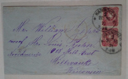 Allemagne - Enveloppe Circulée Avec Timbres De 10 Pence (1910) - Andere & Zonder Classificatie