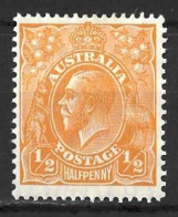 AUSTRALIA....KING GEORGE V...(1910-36..)...." 1926..."....HEAD....HALFd.....SG94......MH.. - Neufs