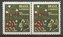 Brasil Brazil 1944 - Semana Da Asa Bartolomeu De Gusmão - RHM A 52 - PAIR - Neufs