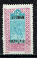 Timbre Du Haut-Sénégal Et Niger Surchargé "SOUDAN FRANCAIS" - Unused Stamps