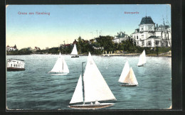 AK Hamburg-Winterhude, Segelboote Auf Der Alster  - Winterhude