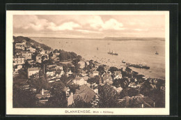 AK Hamburg-Blankenese, Blick Vom Süllberg, Dampfer Auf Der Elbe  - Blankenese